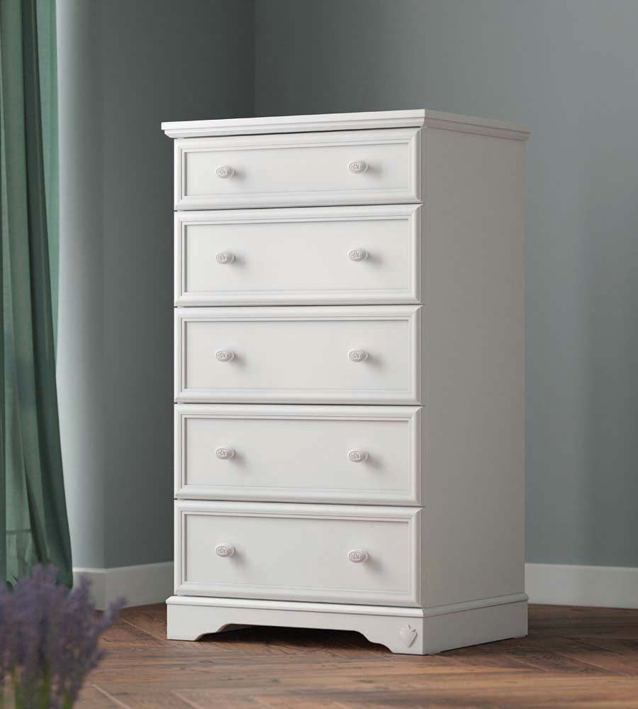 Cilek RUSTIC WHITE Kommode Weiß