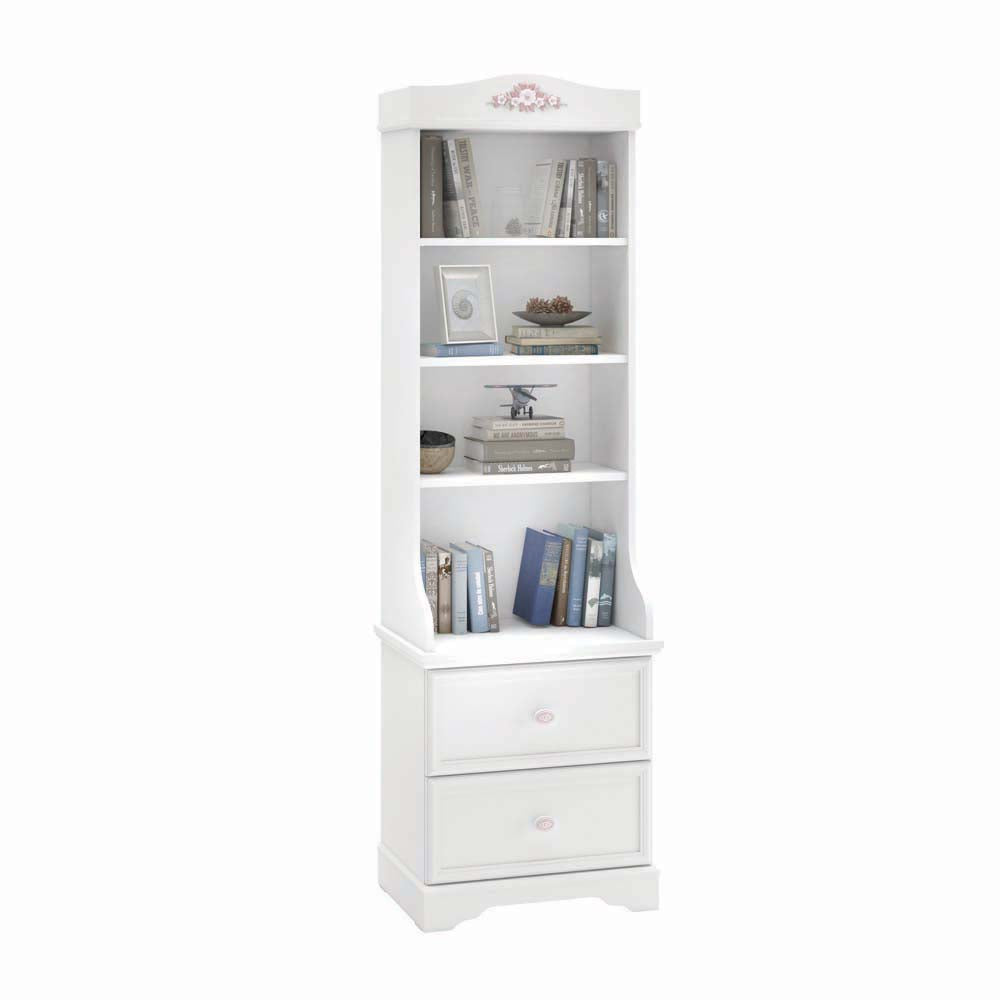 Cilek RUSTIC WHITE Bücherregal Weiß - Voelpe