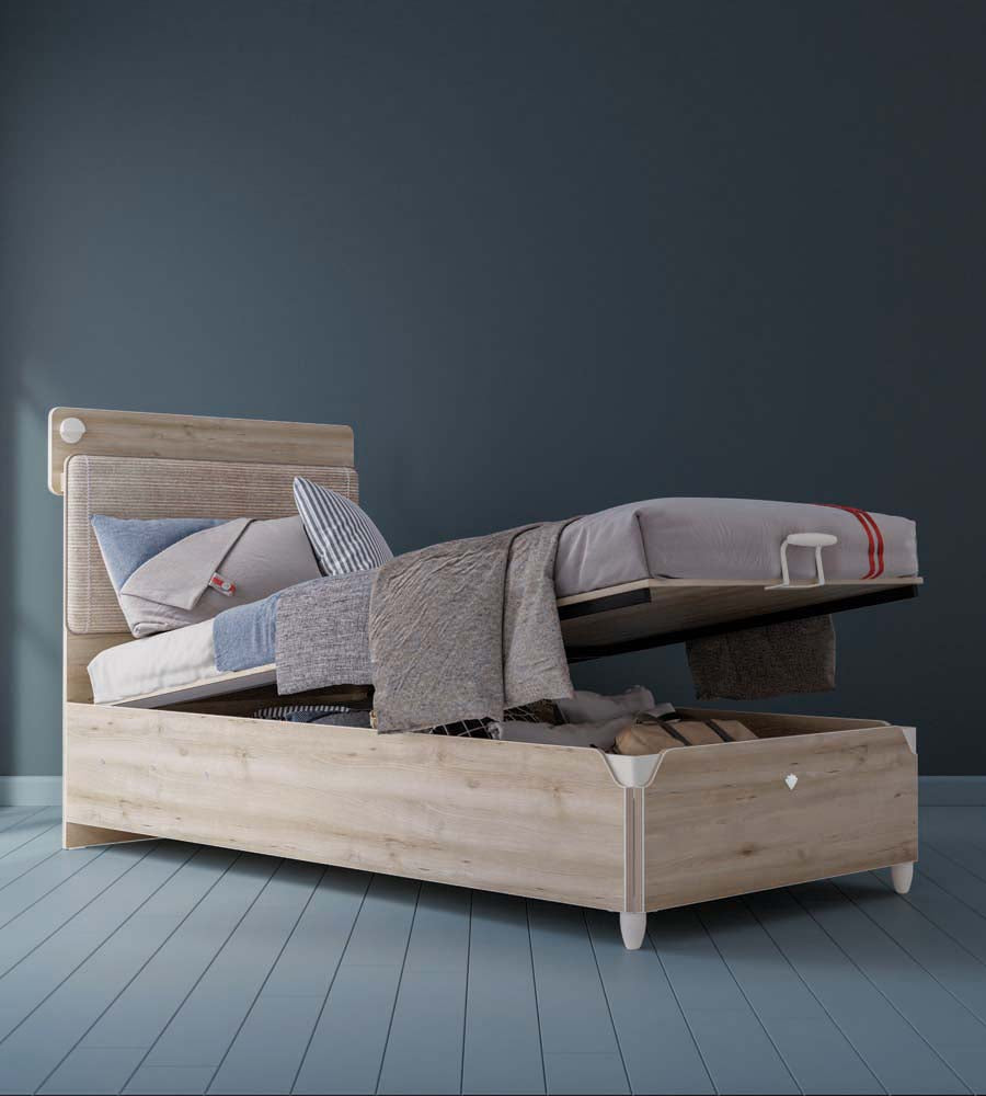 Cilek DUO Base Bett 120x200cm Braun