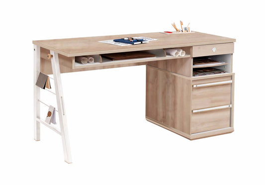 Cilek DUO Schreibtisch 140x65cm Braun - Voelpe