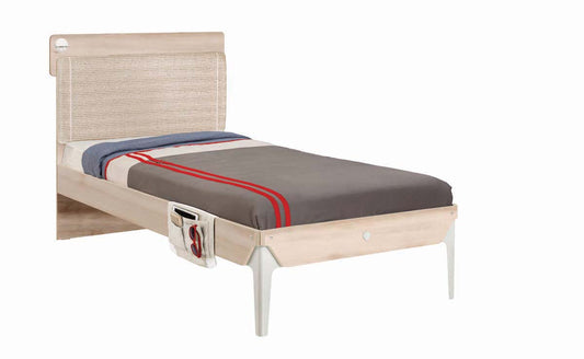 Cilek DUO Line Bett 100x200cm Braun - Voelpe