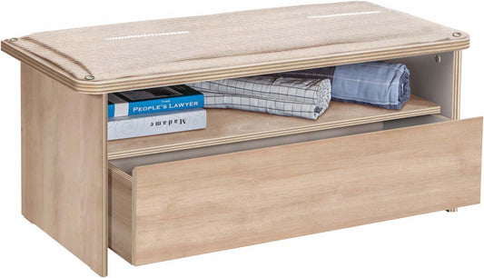 Cilek DUO Sitzbank mit Sitzkissen Braun