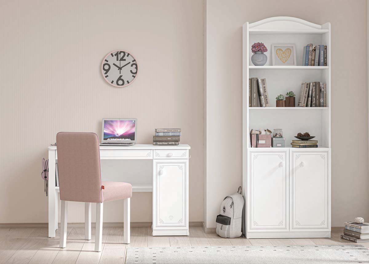 Cilek SELENA GREY Bücherregal Weiß