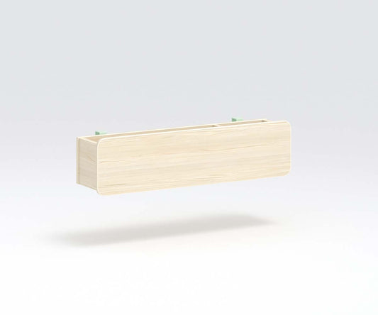 Montessori Ablagebox für Bett Braun
