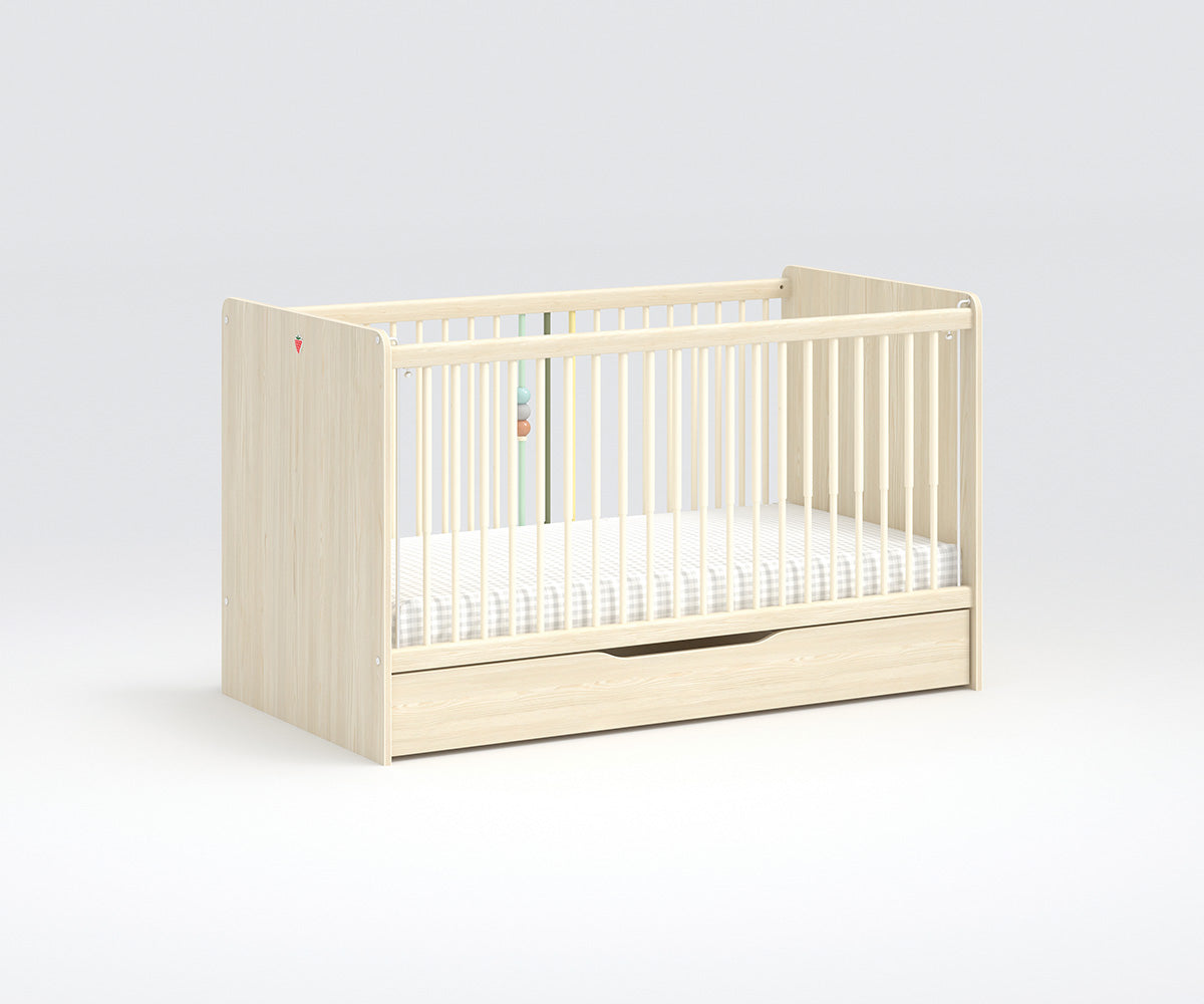 Montessori Babybett 70x140 cm Braun - Voelpe