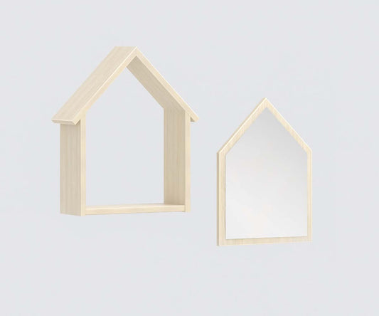 Montessori Dachspiegelset Braun