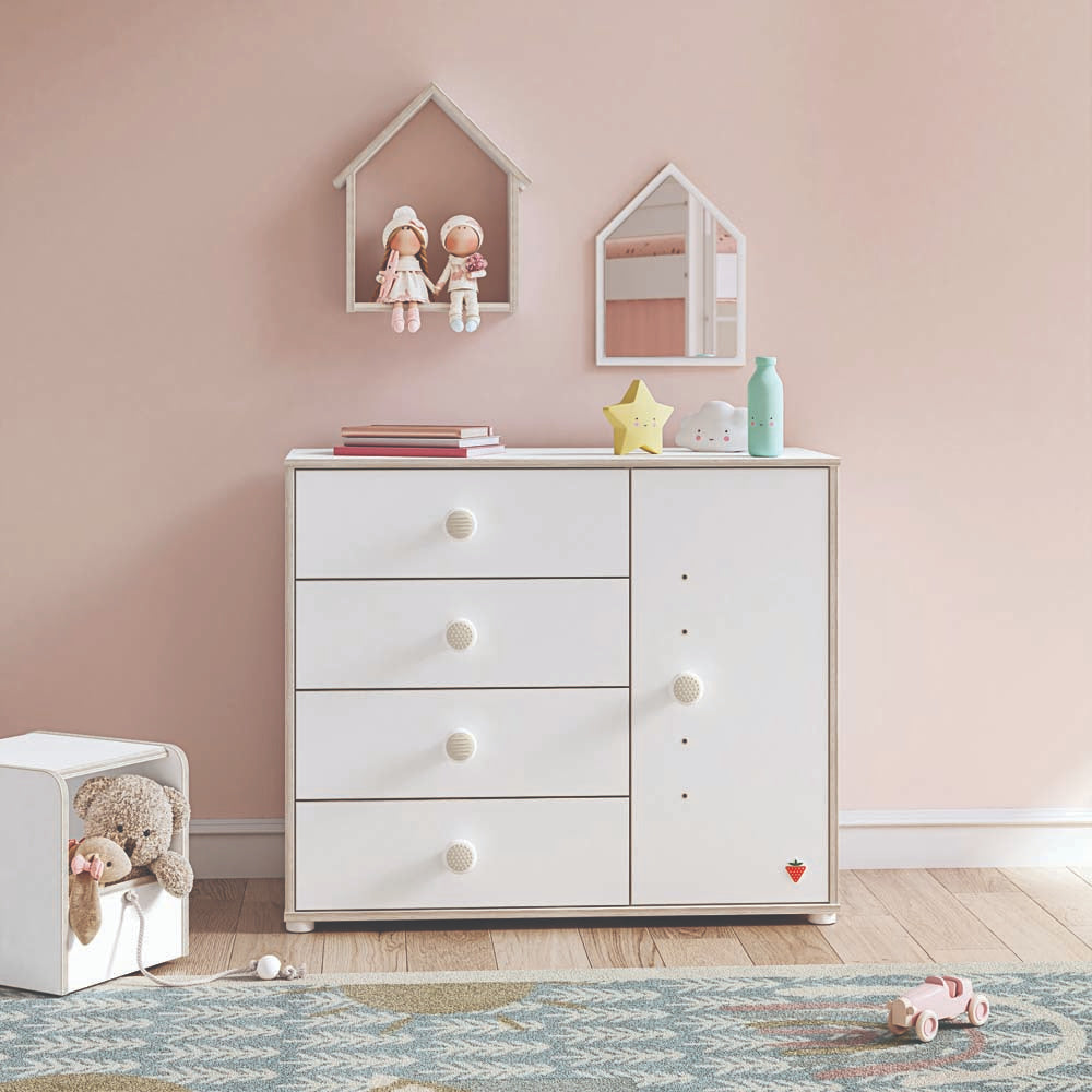 Montessori Kommode Weiß