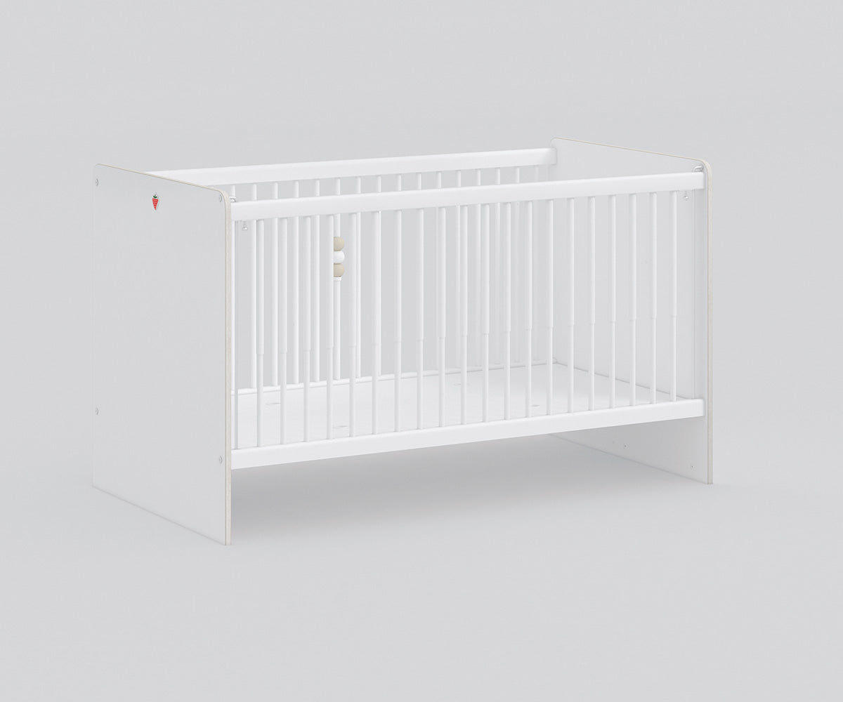 Montessori Babybett 70x140 cm Weiß - Voelpe