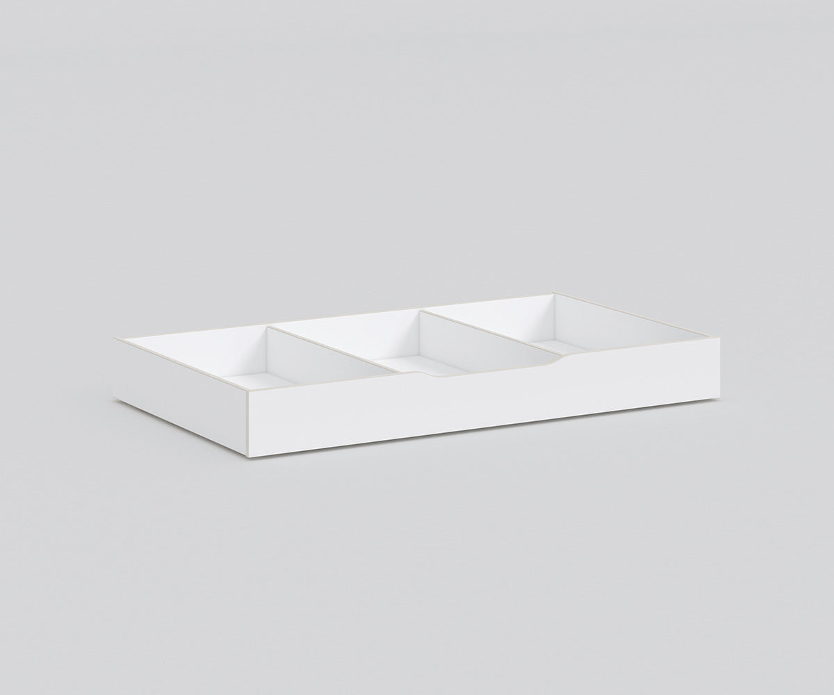 Montessori Bettschublade Weiß