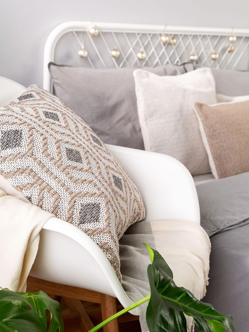 Kissenbezug Palma 50x50 cm Taupe