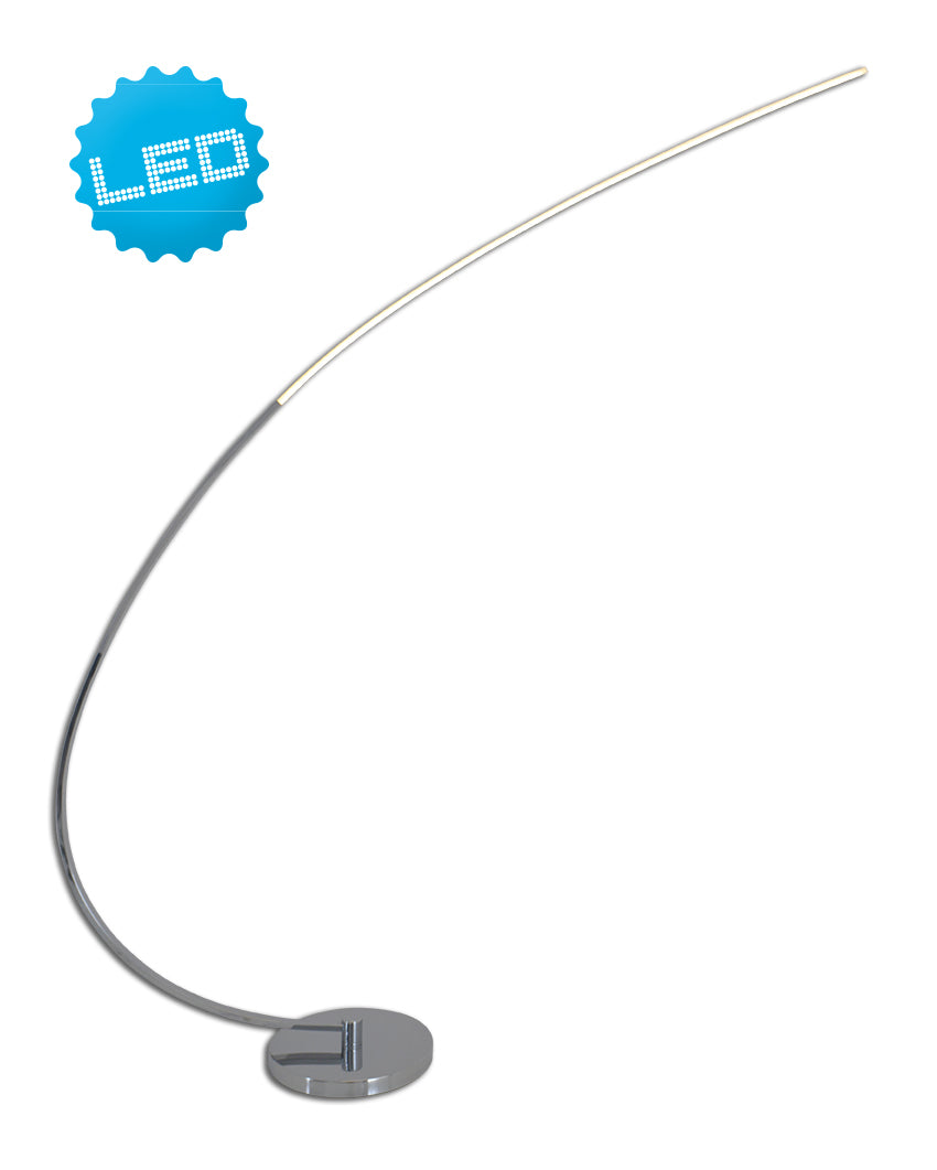 Loop Line Stehleuchte LED 120x25cm Chrom - Voelpe