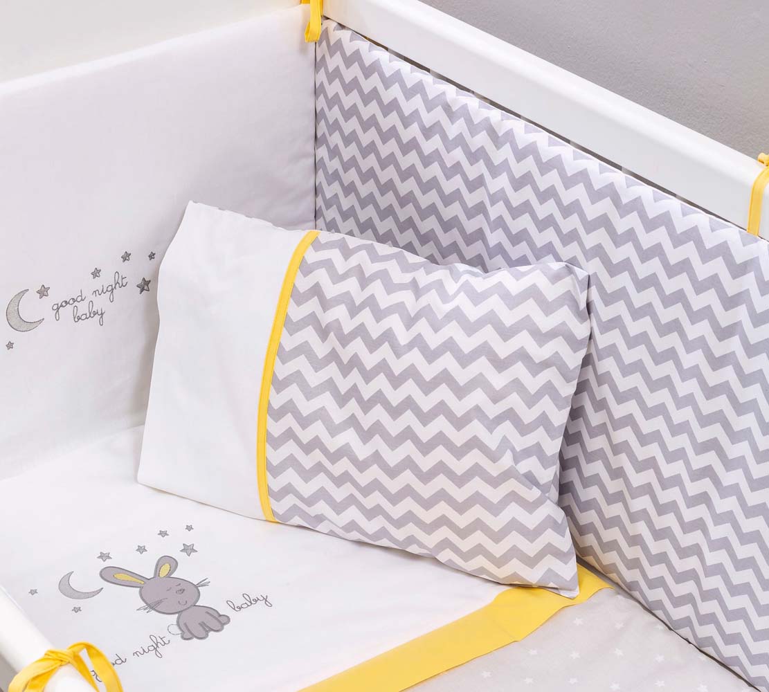 Cilek HAPPY NIGHTS Babyset 60x120cm Weiß / Gemustert