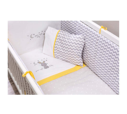 Cilek HAPPY NIGHTS Babyset 60x120cm Weiß / Gemustert - Voelpe