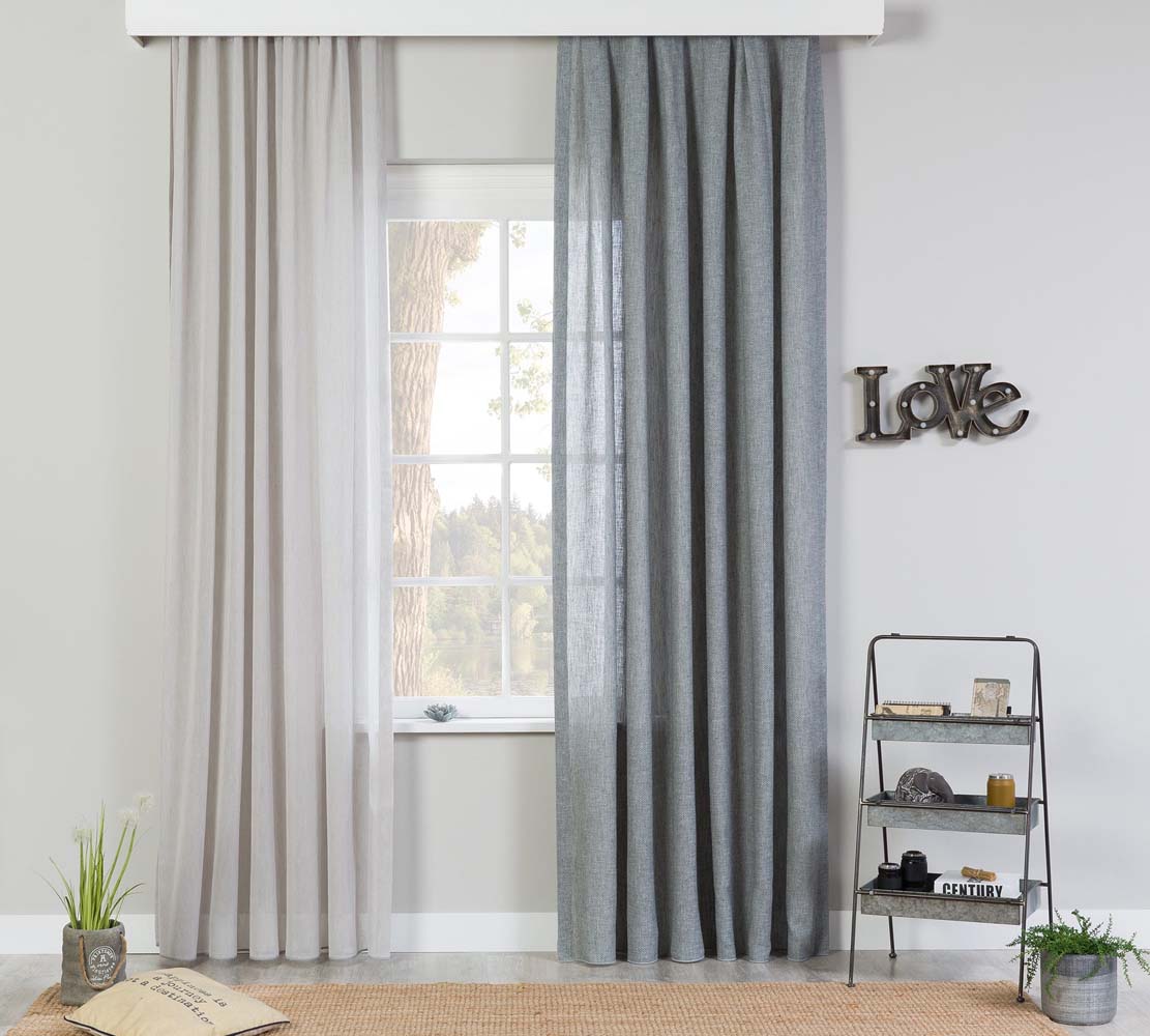 Cilek DRESSY Vorhang 100x260cm Grau - Voelpe