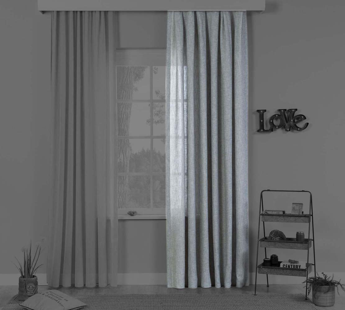 Cilek DRESSY Gardine 210x260cm Grau - Voelpe