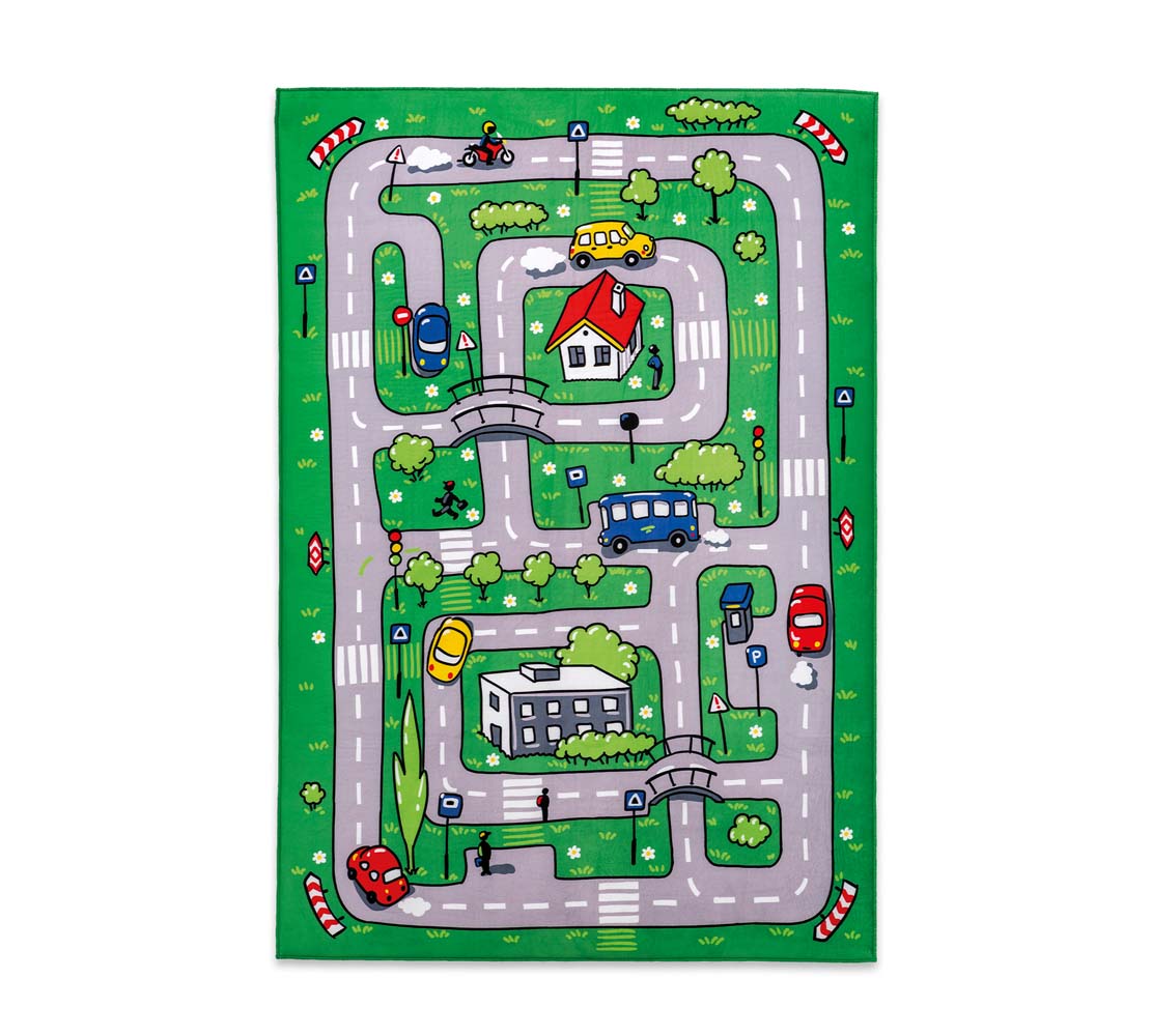Cilek SOFT Spieleteppich 100x150cm Grün / Gemustert