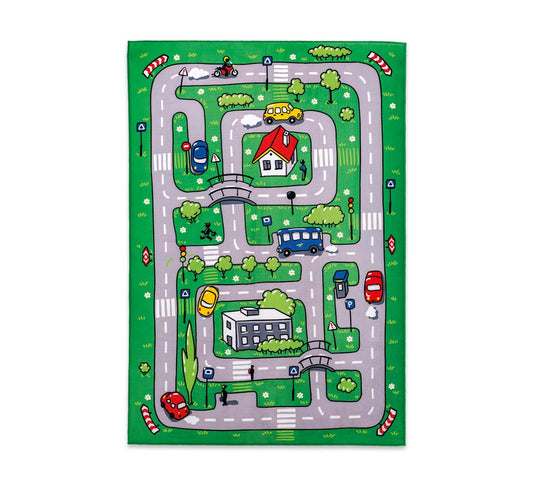 Cilek SOFT Spieleteppich 100x150cm Grün / Gemustert