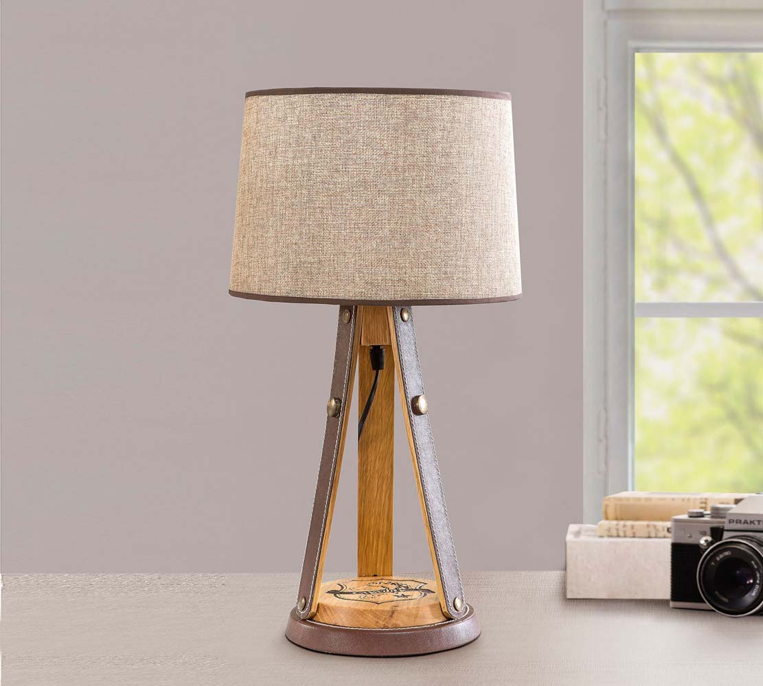 Cilek ELEGANS Tischlampe Natur / Gemustert