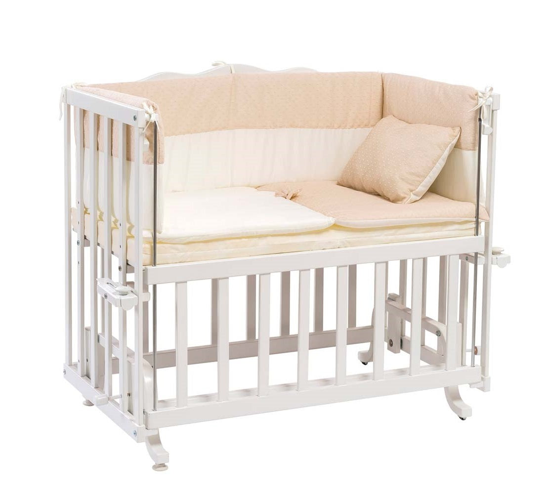 Cilek Serenety Next-to-Mom Bett Babybett 50x90cm Weiß - Voelpe