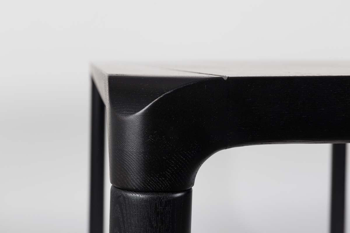 Storm Tisch 220 x 90 cm Schwarz