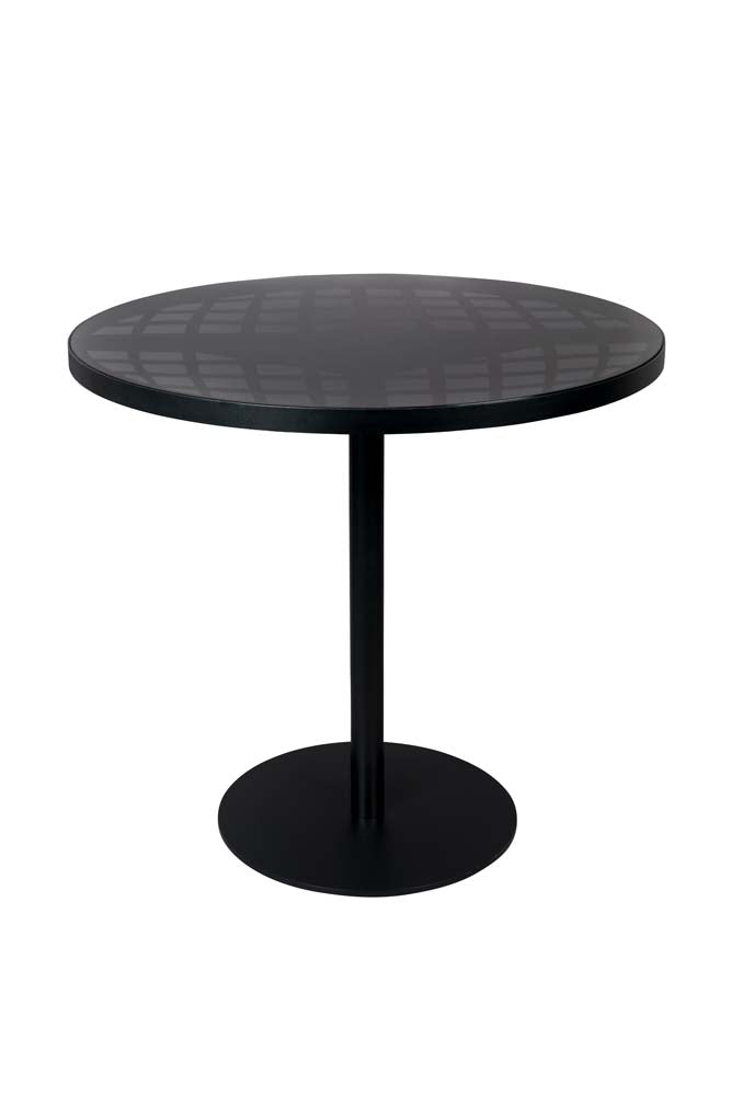 Albert Garten Bistrotisch Ø 80 cm Schwarz - Voelpe