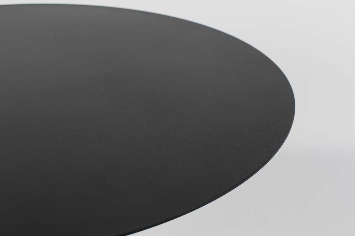 Snow Bistrotisch Partytisch Ø 57 cm Schwarz