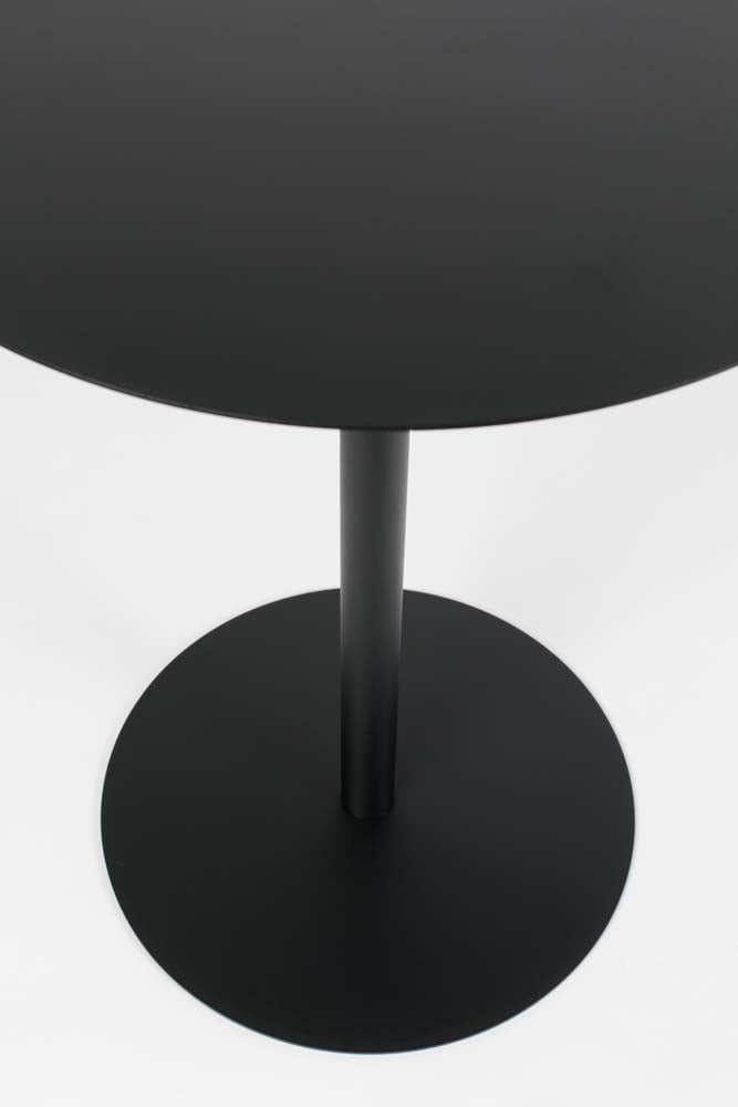 Snow Bistrotisch Partytisch Ø 57 cm Schwarz