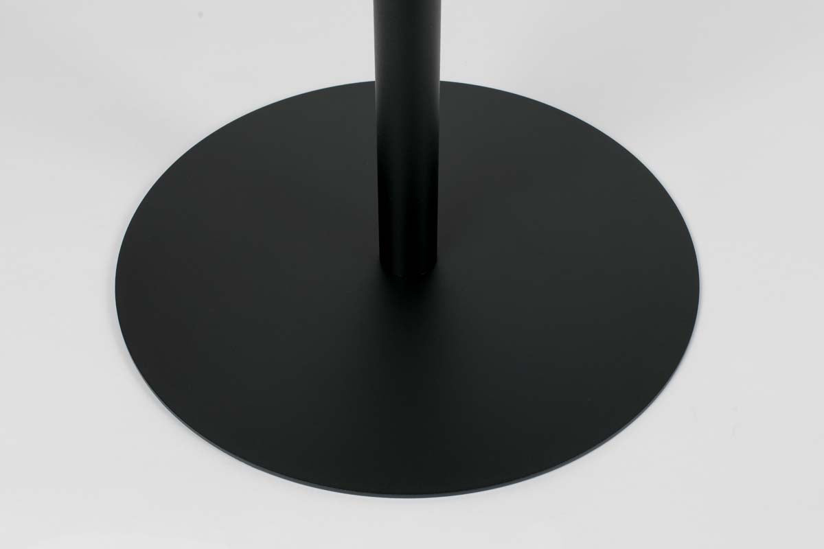 Snow Bistrotisch Partytisch Ø 57 cm Schwarz