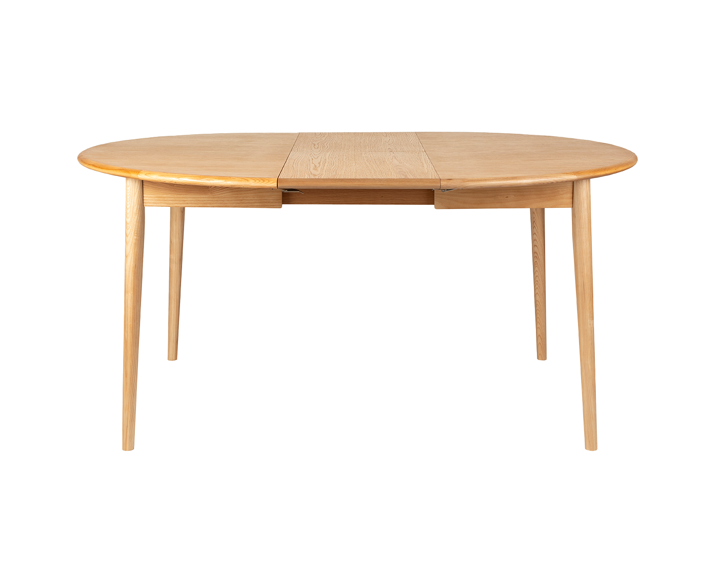 Twist Esstisch Massivholz Eiche Rund / Oval Ø 120-160 cm Ausziehbar