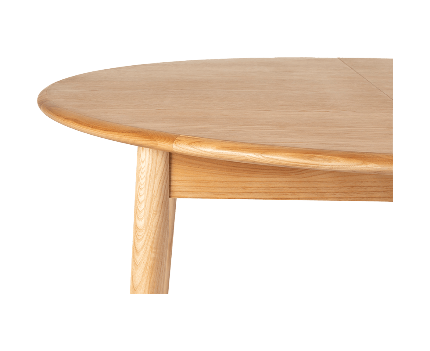 Twist Esstisch Massivholz Eiche Rund / Oval Ø 120-160 cm Ausziehbar