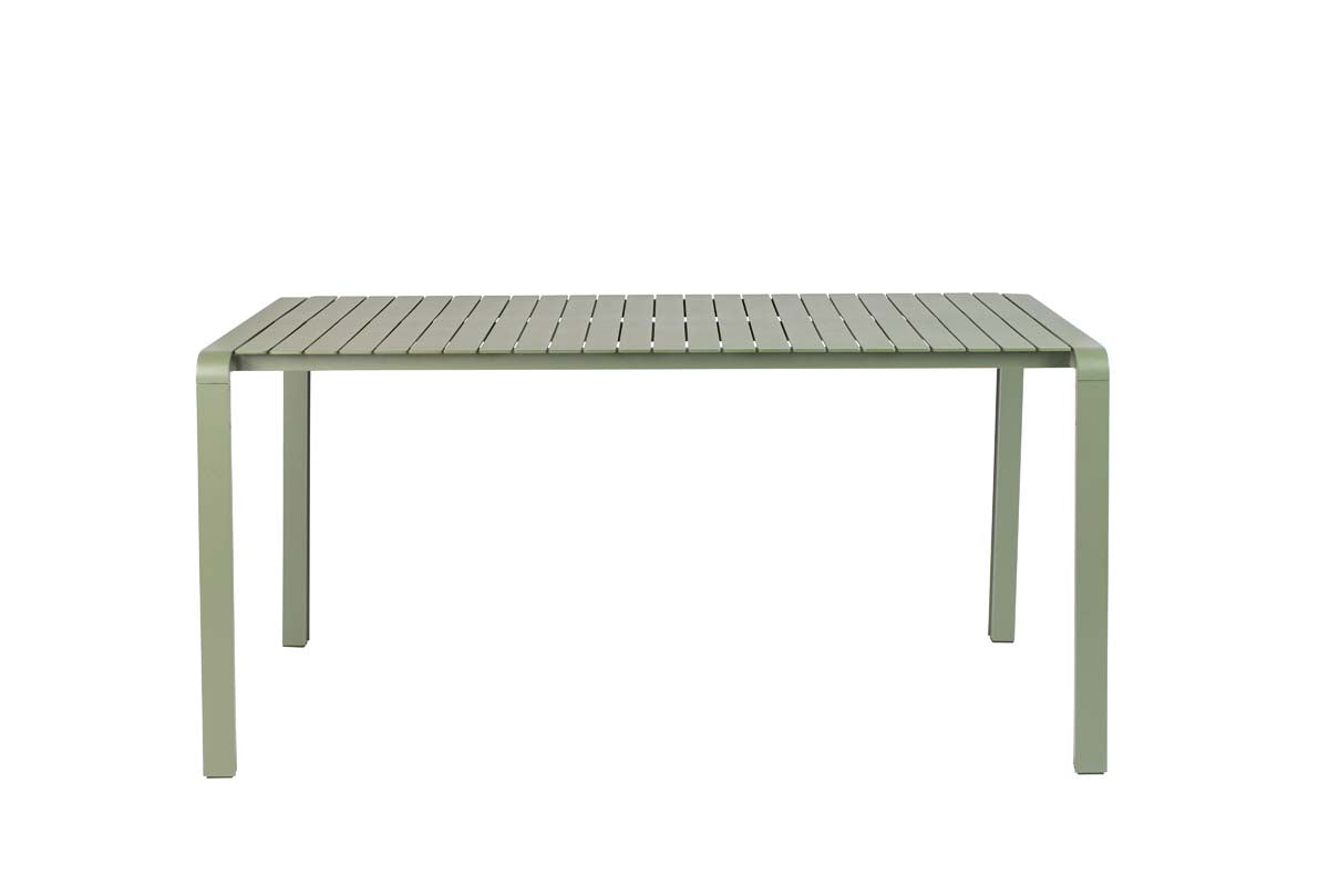 Vondel Gartentisch 168x87 cm Grün
