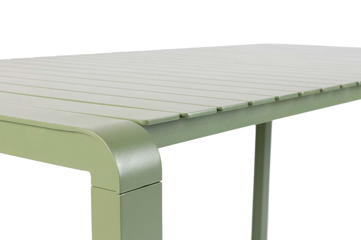 Vondel Gartentisch 168x87 cm Grün