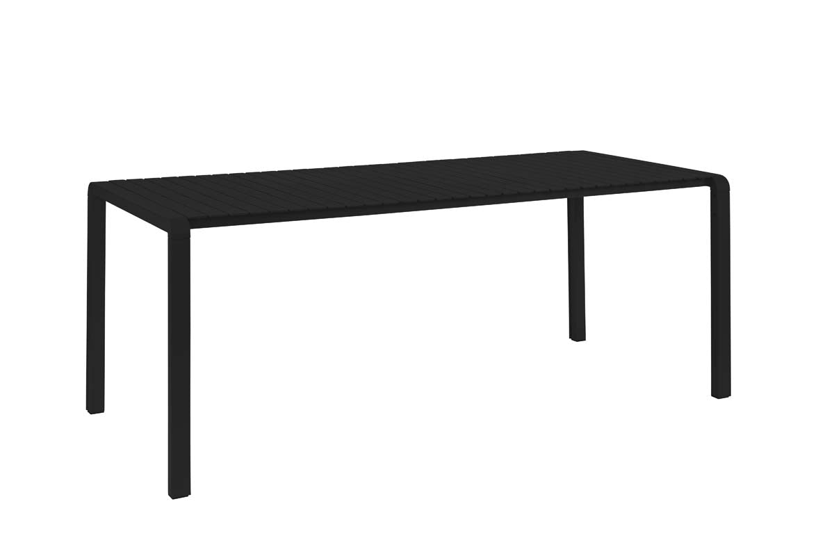 Vondel Gartentisch 214x96 cm Schwarz - Voelpe