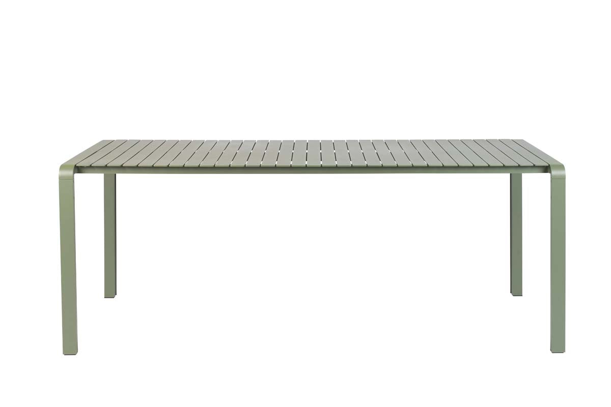 Vondel Gartentisch 214x96 cm Grün