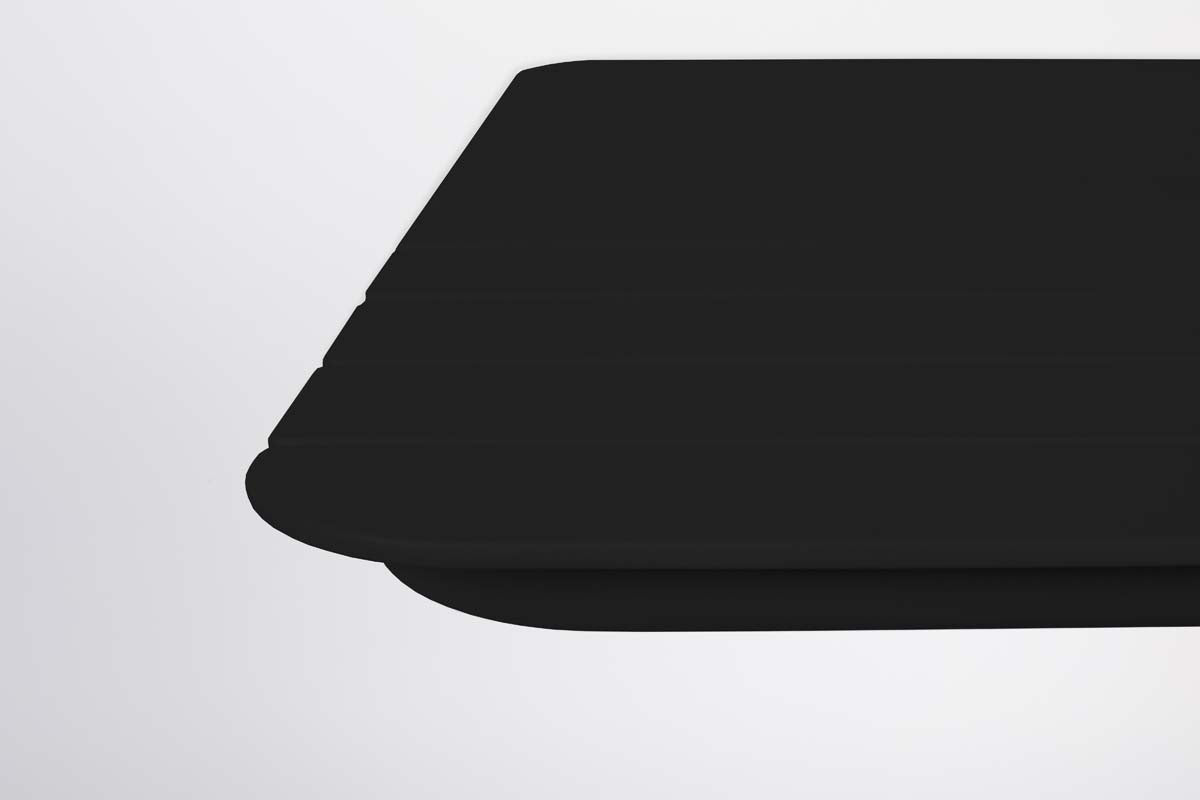 Vondel Gartenbistrotisch 71x71 cm Schwarz