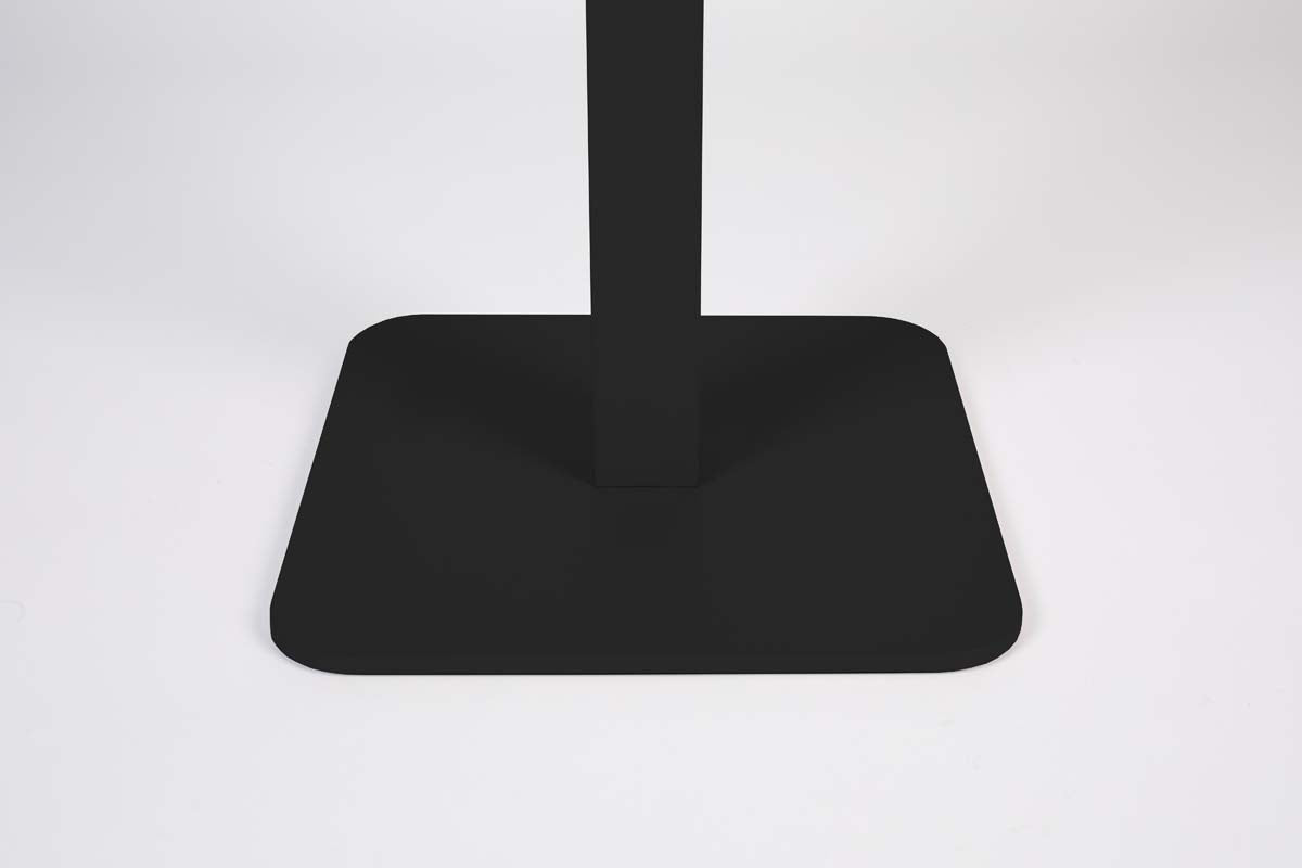 Vondel Gartenbistrotisch 71x71 cm Schwarz - Voelpe