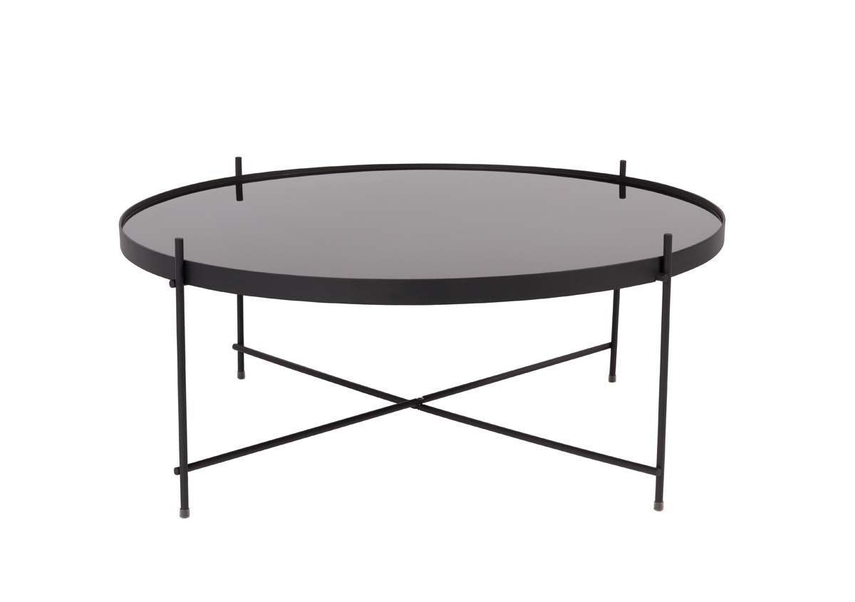 Cupid XXL Beistelltisch Ø 82,5 cm Schwarz