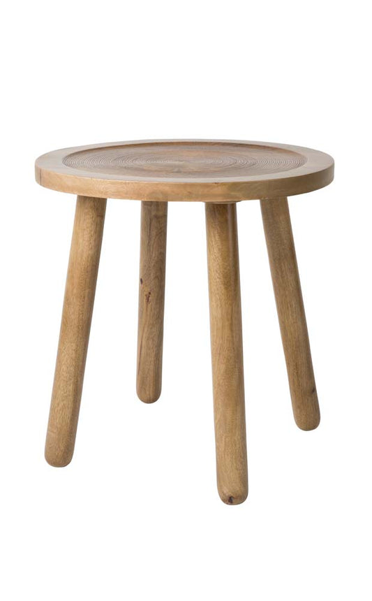 Dendron Beistelltisch Ø 43 cm Mangoholz