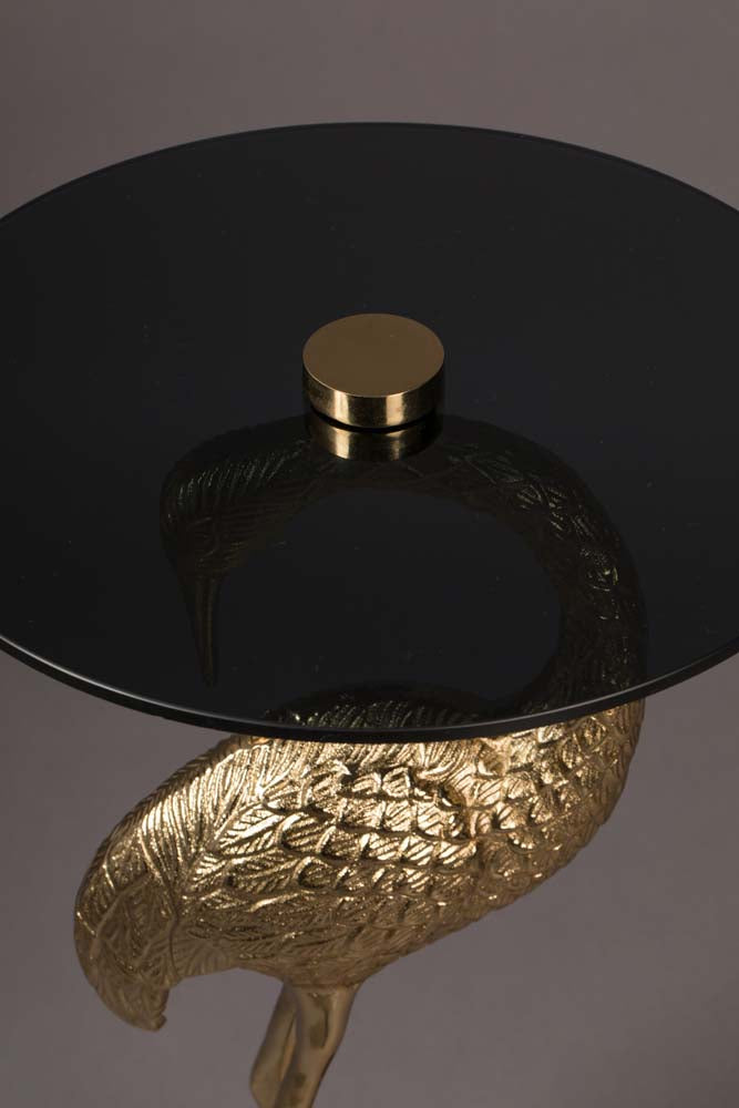 Crane Beistelltisch Gold