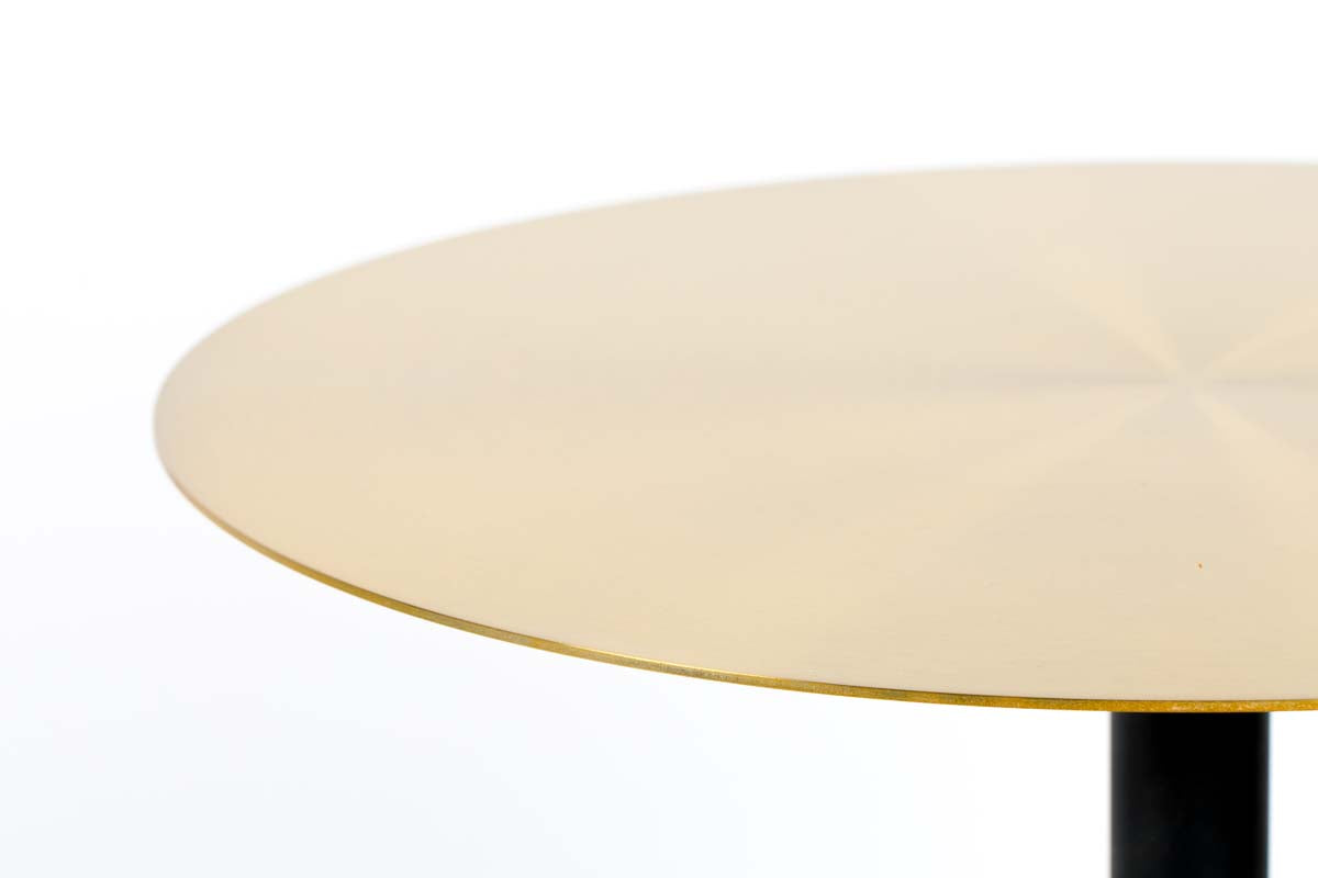 Snow Brushed Beistelltisch Ø40 cm Gold/Messing - Voelpe