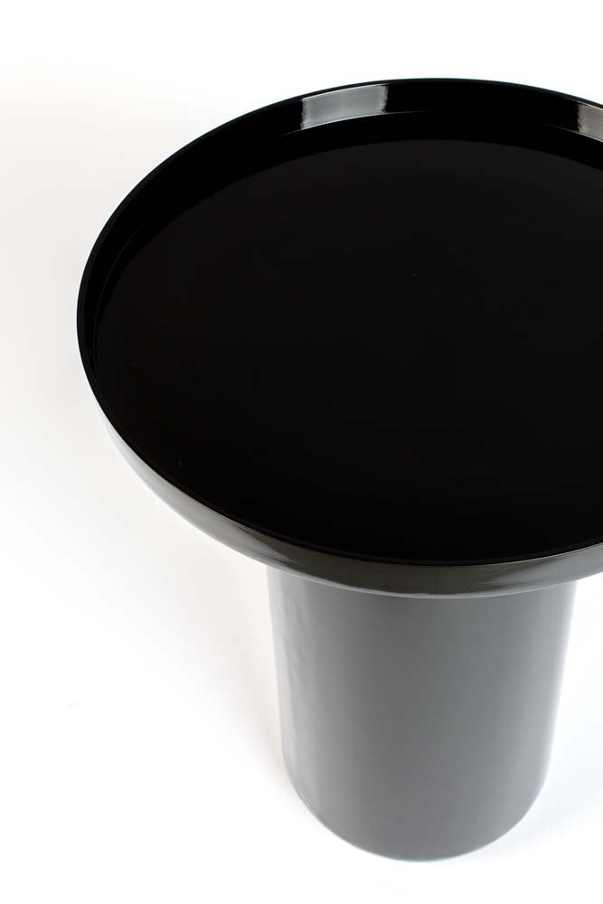 Shiny Bomb Beistelltisch Ø40 cm Schwarz