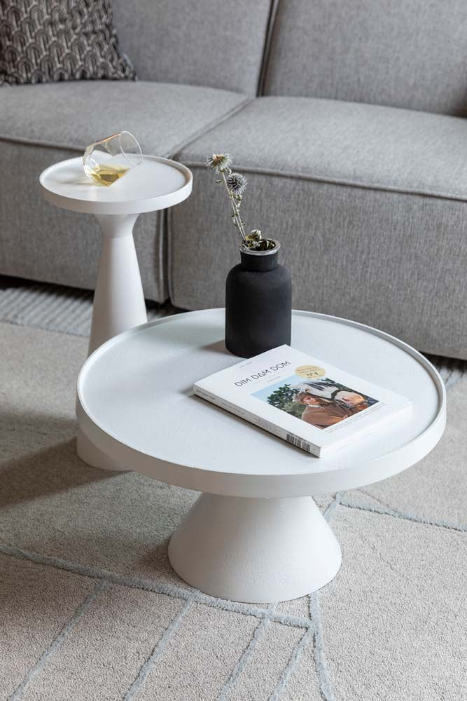 Floss Couchtisch Ø60 cm Weiß