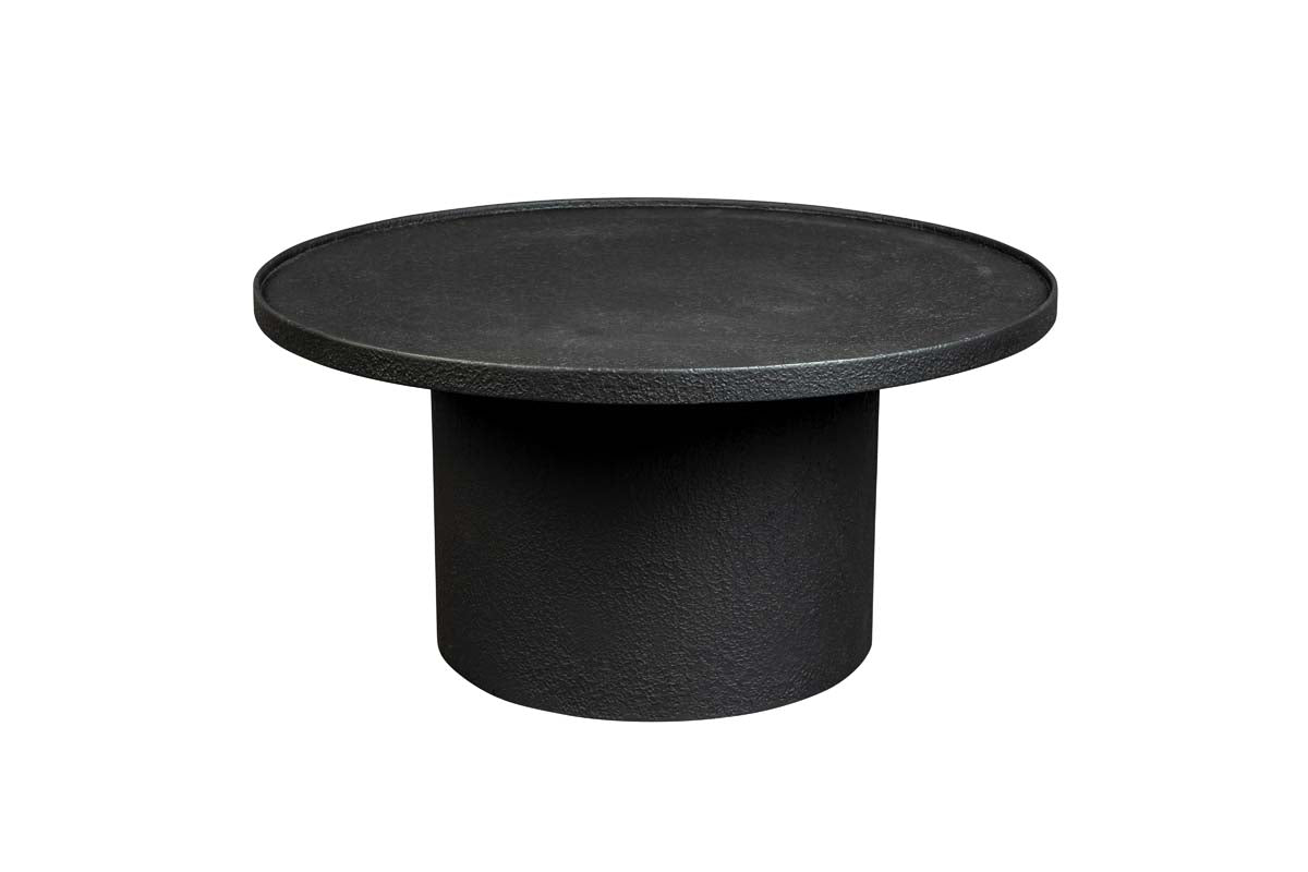 Winston Couchtisch Ø70cm Schwarz - Voelpe