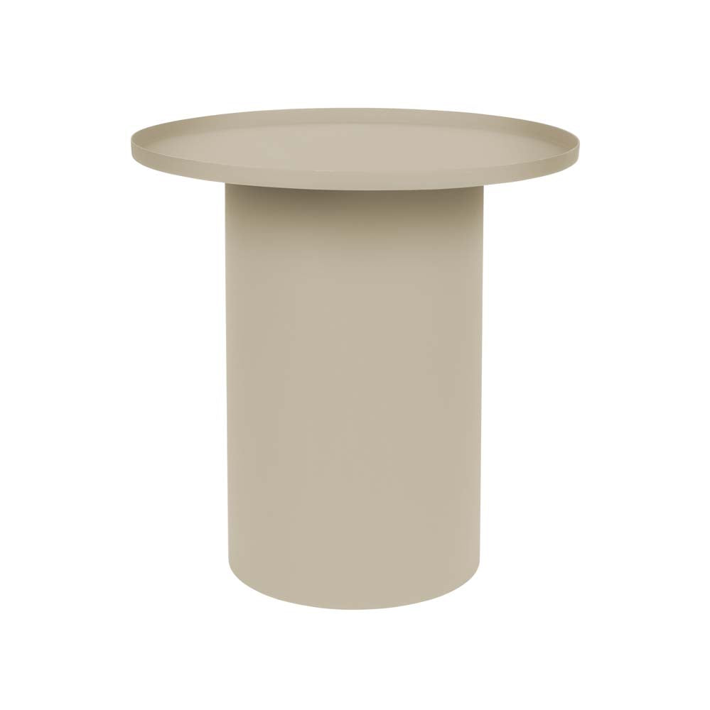 Sverre Beistelltisch rund Ø45,5cm Beige - Voelpe