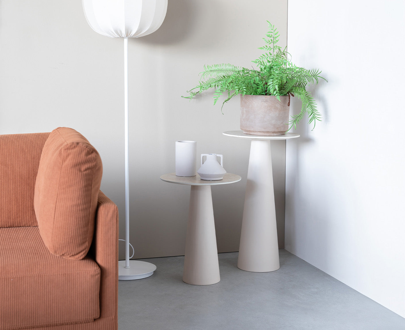 Joya Beistelltisch Beige