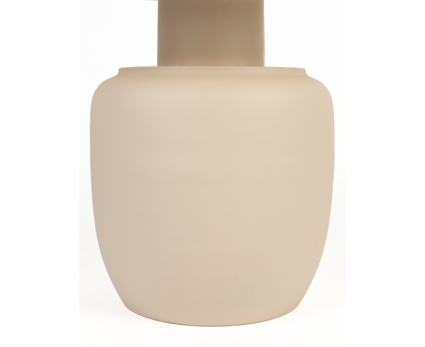 Karula Beistelltisch Keramik Beige