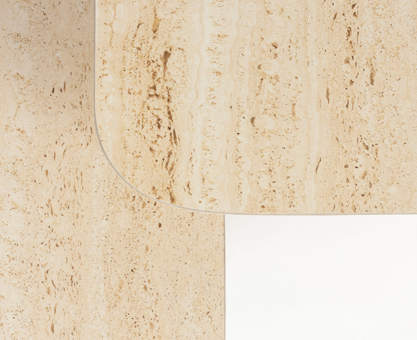 Baru Beistelltisch 2er-Set Keramik Beige / Schwarz