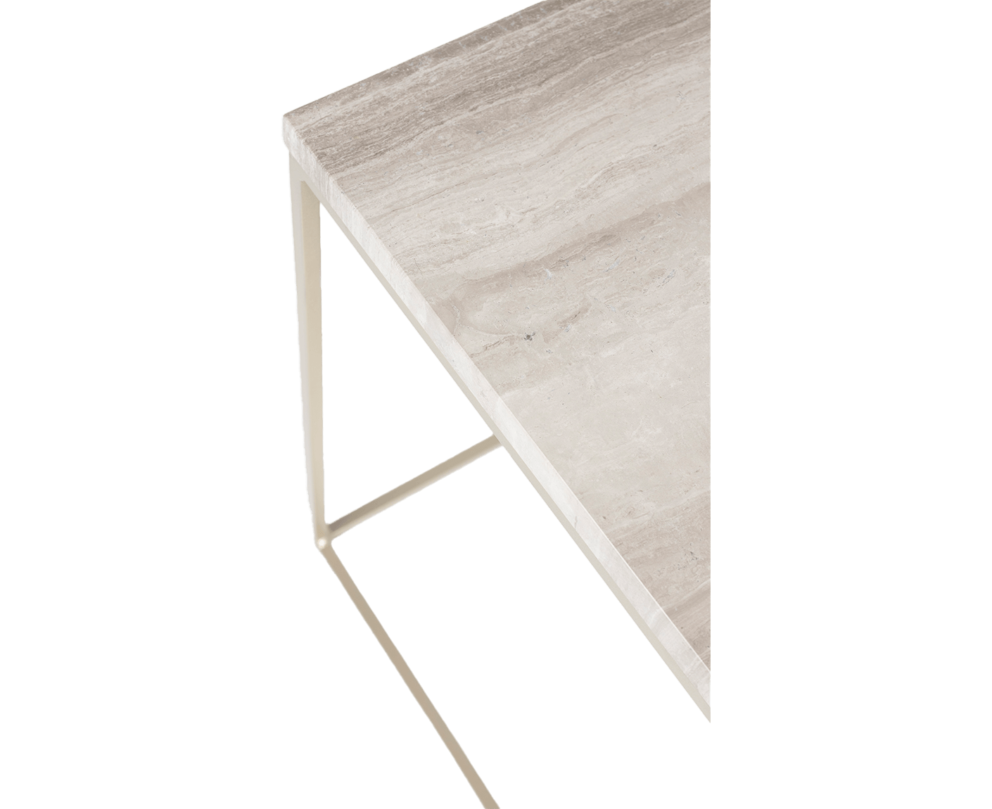 Stray Beistelltisch Marmor 35 x 35 cm Grau
