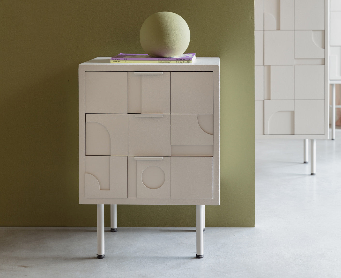 Funk Beistelltisch Off White