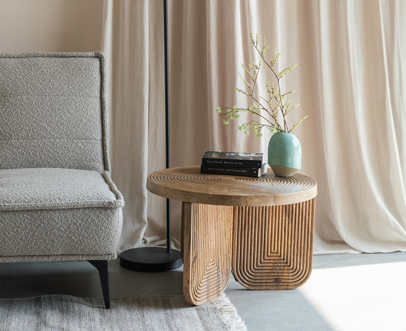 Maeze Couchtisch Massivholz Mango